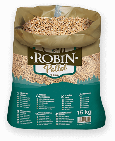 worek pelletu opałowego Robin do kupienia w Murowanej Goślinie lub sklepie internetowym